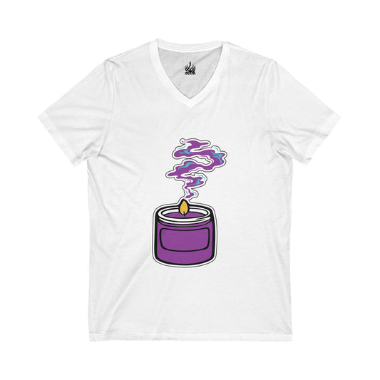 Women's Up in Smoke V Neck Tee